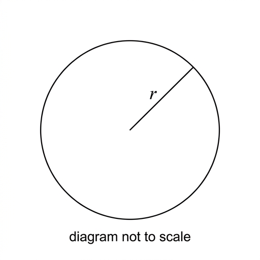diagram not to scale. Image of a spherical ice sculpture with a radius of 30 cm.